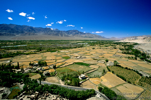 View of the Indus Valley from the Thiksey Gompa
