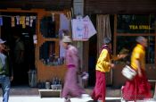 Travel photography:Leh street scene, India