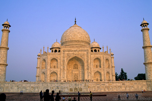 Taj Mahal at sunset