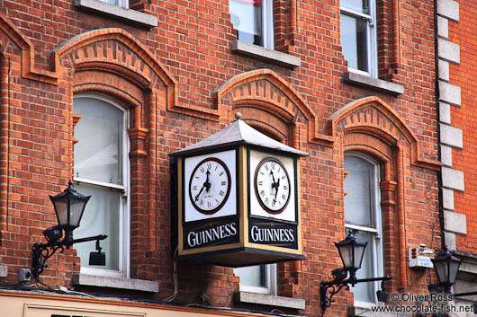 Guinness clock in Dublin 
