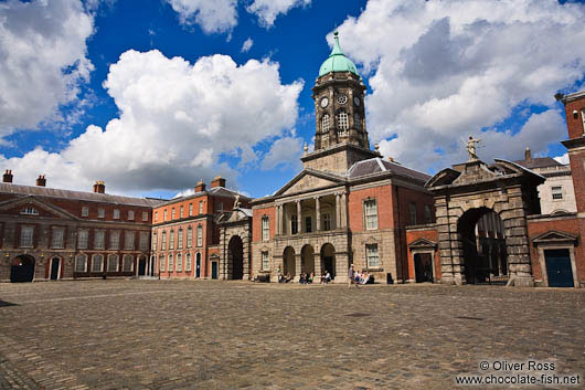 Dublin Castle and square