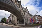 Travel photography:Overbridge at Dublin´s Christ Church Cathedral , Ireland