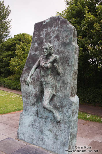 Stone sculpture in Galway 