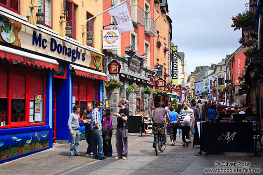 The main street in Galway