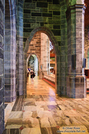 Inside Galway cathedral 