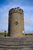 Travel photography:O'Brien's Tower at the Cliffs of Moher , Ireland