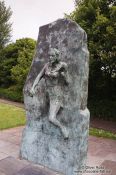 Travel photography:Stone sculpture in Galway , Ireland