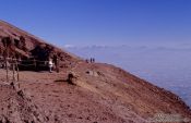 Travel photography:View from the Vesuvius in Naples, Italy