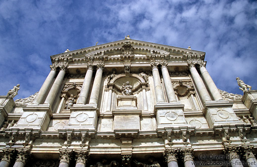The Church of Santa Maria degli Scalzi in Venice