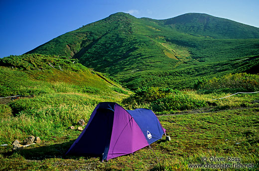 Camping in Shiretoko Ntl Park on Hokkaido