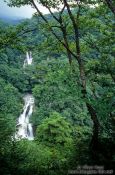 Travel photography:High waterfall near Nikko, Japan