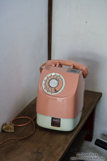Old style telephone in Kyoto