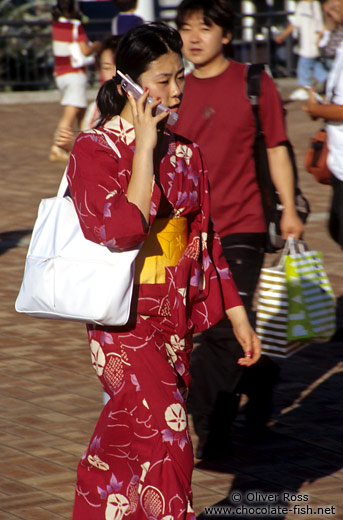 Girl in Kimono