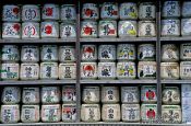 Travel photography:Sake barrels in Tokyo, Japan