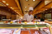 Travel photography:Tokyo sushi restaurant, Japan