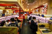 Travel photography:Tokyo sushi restaurant, Japan
