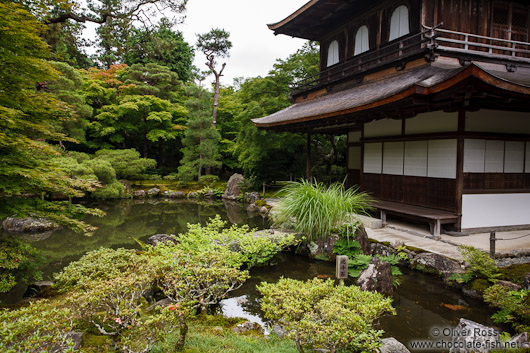 Kyoto Ginkakuji Temple grounds