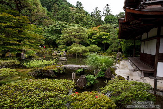 Kyoto Ginkakuji Temple grounds