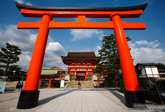 Giat torii at Kyoto´s Inari shrine