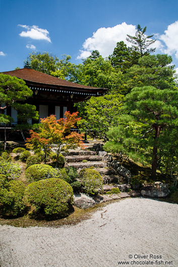 Rock garden at Kyoto´s Ninnaji temple