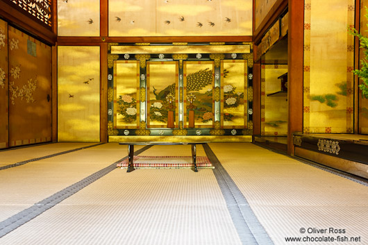 Interior of the Shinden at Kyoto´s Ninnaji temple