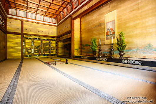 Interior of the Shinden at Kyoto´s Ninnaji temple