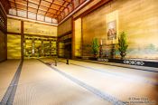 Travel photography:Interior of the Shinden at Kyoto´s Ninnaji temple, Japan
