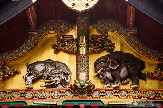 Roof detail at the Nikko Unesco World Heritage site