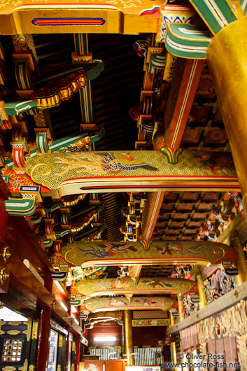 Roof detail at the Nikko Unesco World Heritage site