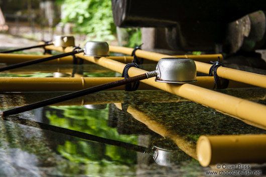 Water basin at the Nikko Unesco World Heritage site