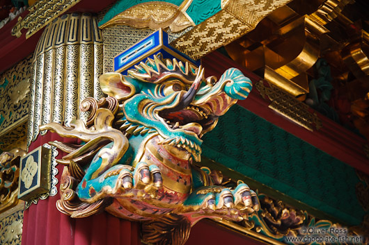 Roof detail at the Nikko Unesco World Heritage site