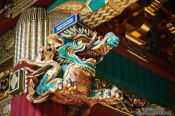 Travel photography:Roof detail at the Nikko Unesco World Heritage site, Japan