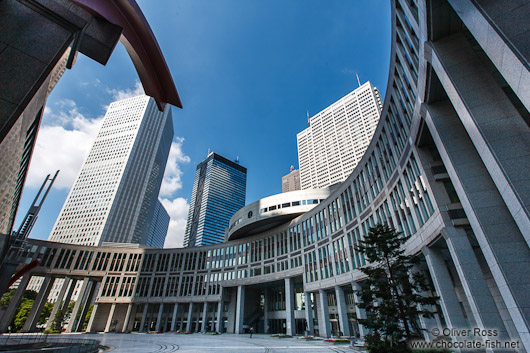 Area near the Tokyo Metropolitan Government Building in Shinjuku