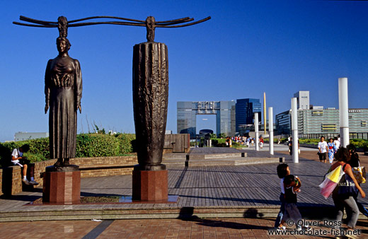 Modern sculptures in Tokyo