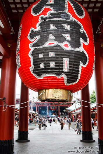 The Senso-ji temple in Tokyo´s Asakusa district