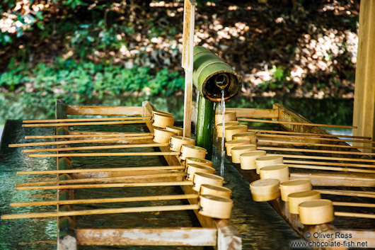 Water basin at Tokyo´s Meiji shrine