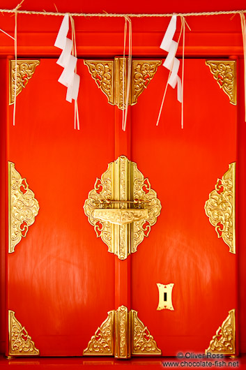 Tokyo shrine doors