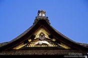 Travel photography:Kyoto temple roof, Japan