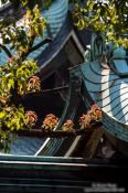 Travel photography:Roof construction at Tokyo´s Meiji shrine, Japan