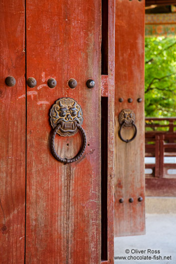 Bulguksa Temple doors