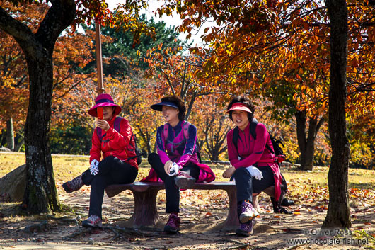 Bulguksa Temple visitors