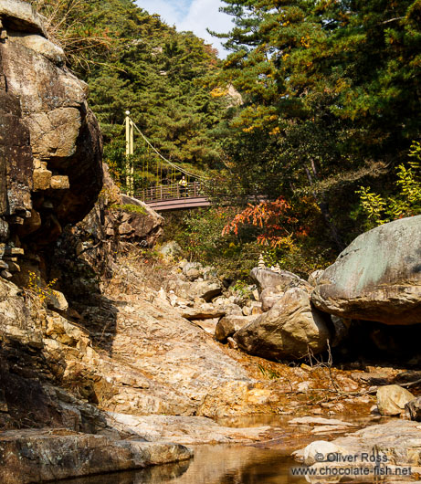 Gyeongju Namsan mountain river