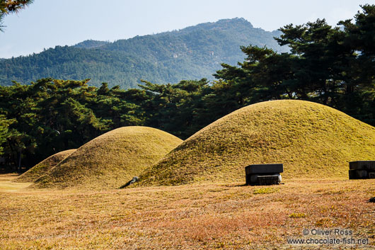 Three royal tombs near Gyeongju