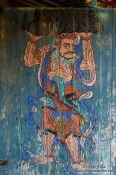 Travel photography:Painted door at the Sambulsa temple, South Korea