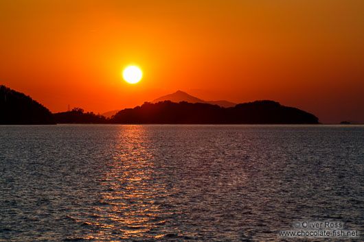 Sunset over Jangsado Sea Park