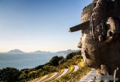 Travel photography:Sculpture on Camellia Island, South Korea