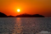 Travel photography:Sunset over Jangsado Sea Park, South Korea