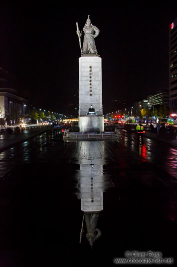 Monument of Admiral Yi Sunchin in Seoul