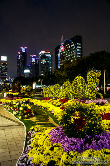 Seoul COEX complex by night