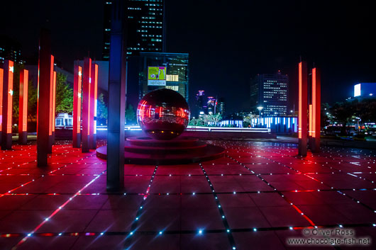 Seoul COEX complex by night